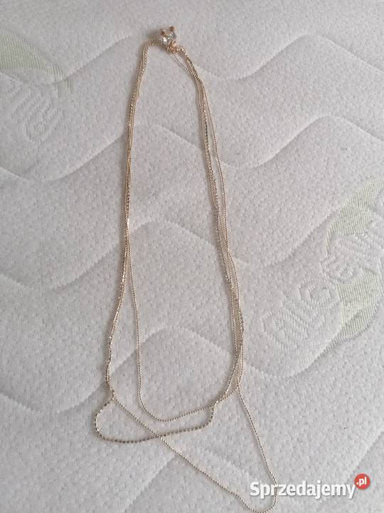 Kolczyki i potrójny łańcuszek pomorskie Gdańsk