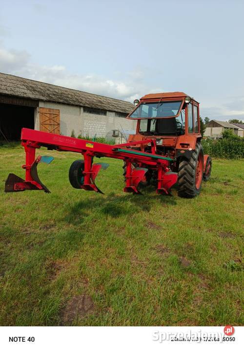 MTZ 82 z pług 4 skibowy Agro masz mazowieckie Wyrozęby-Konaty