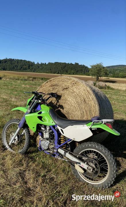 Kawasaki KLX 250E 1997 dużym serwisie rozrządu zielony Bystrzyca Kłodzka sprzedam