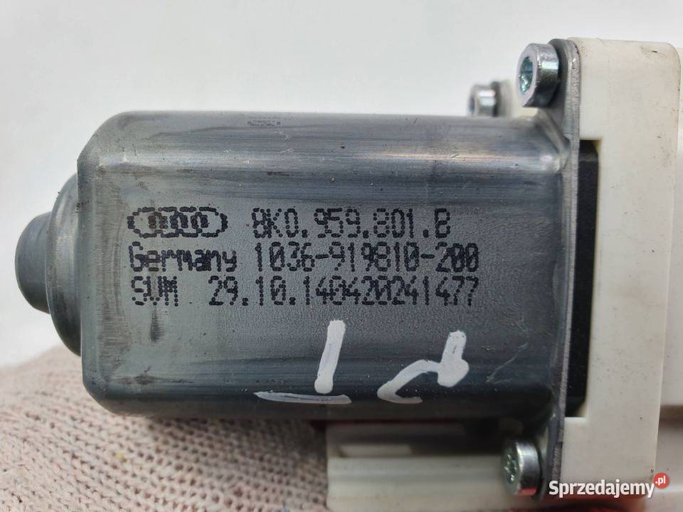 SILNICZEK SZYBY PT AUDI A8 L D4 8K0959801B osobowe