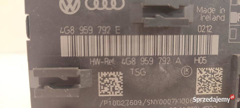 AUDI A7 4G MODUŁ DRZWI 4G8959792E
