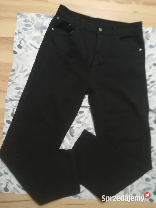 Spodnie dżinsowe 152 L czarne 12 lat+ Głogów