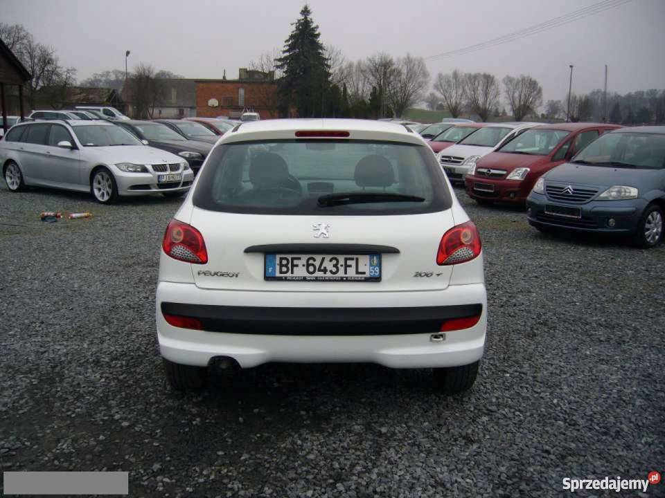 Peugeot 206 bialy Samochody osobowe Wolica Pusta sprzedam
