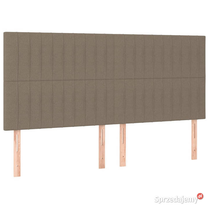 Zagłówek do łóżka z LED taupe 160x5x118128 Warszawa