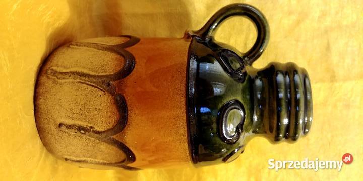 Piękny ceramiczny wazon niemiecki sygnowany Inowrocław