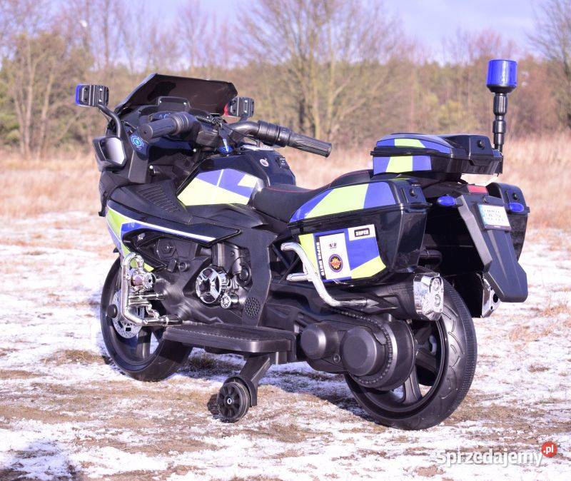MEGA MOTOR POLICYJNY NA AKUMULATOR KOGUT MEGAFON Toruń