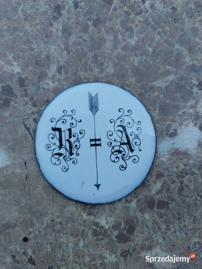 Środek soczewki wahadła starego zegara tzw pomorskie Tczew