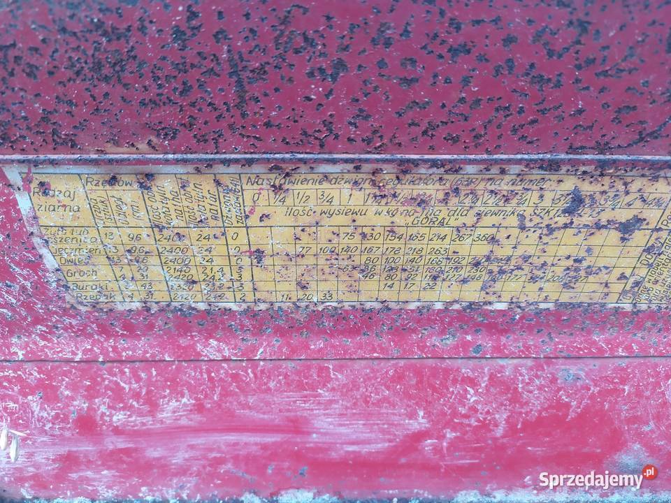 Siewnik zbożowy 2m Sadzenie/siewniki