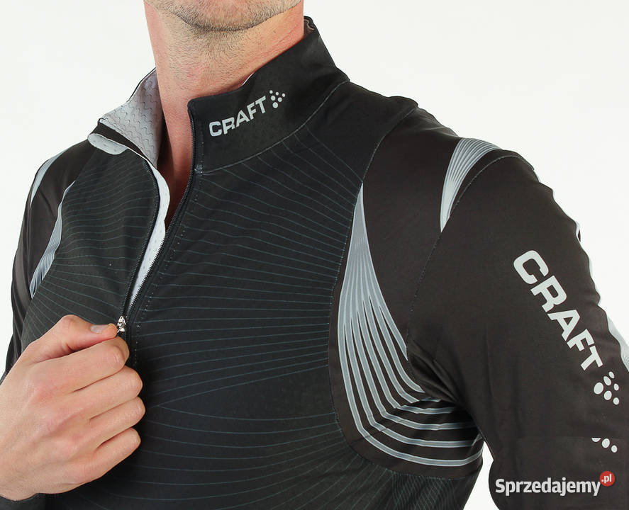 czarna bluzka xs 34 CRAFT z Norwegii stójka Toruń
