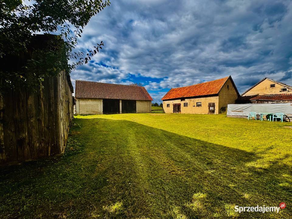 Działka 5400 m w Drygałach z domem i warmińsko-mazurskie