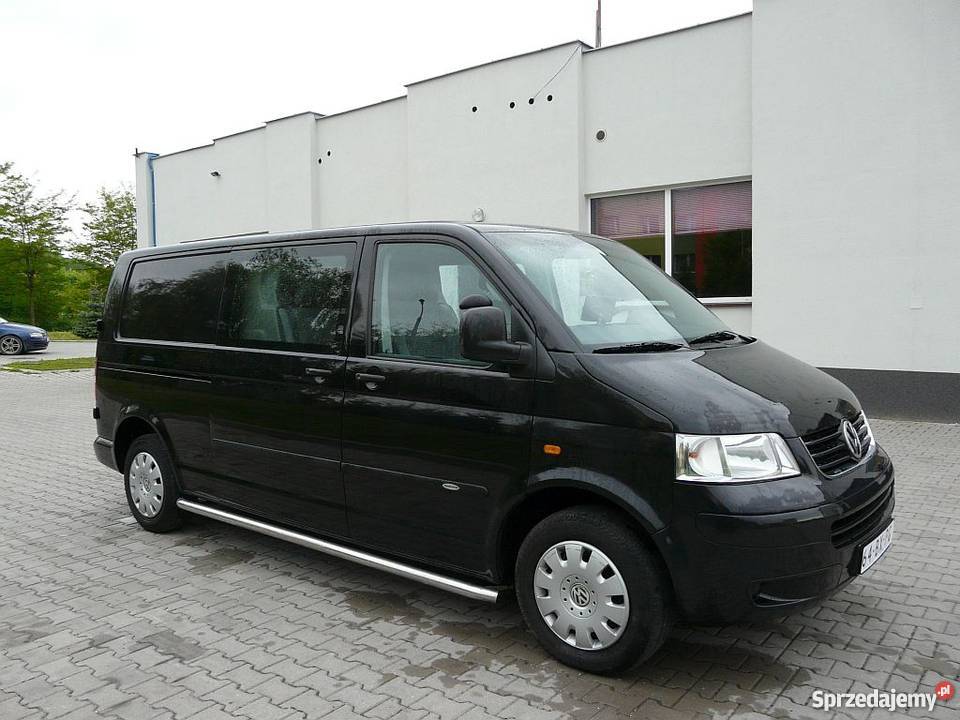 VW TRANSPORTER T5 19 TDI 105 Długi Klima 5 aluminiowe felgi świętokrzyskie Kielce