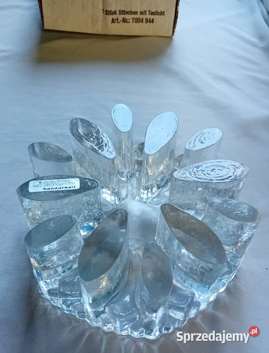 Kryształowy podgrzewacz Tealight Georgshutte kat Porcelana i szkło Koźminek