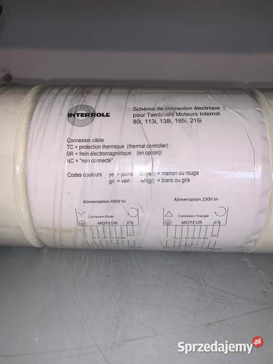 Interroll 138i Drum Motor 03kW 130mm x 500 mm Warszawa sprzedam