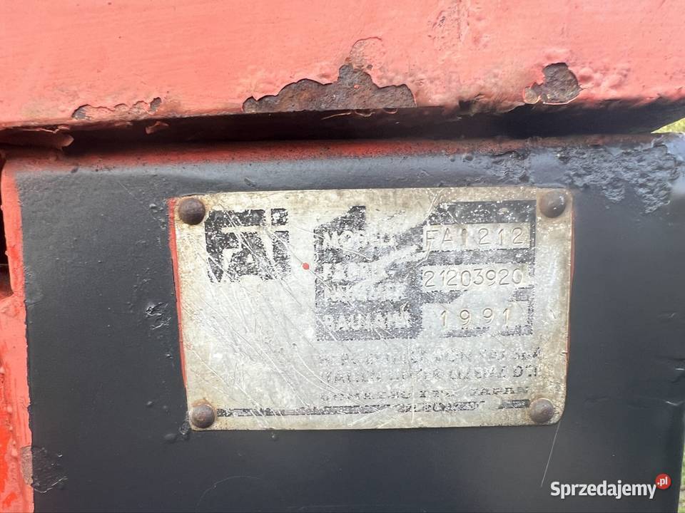 Minikoparka koparka Fai 212 Komatsu 1500 podkarpackie