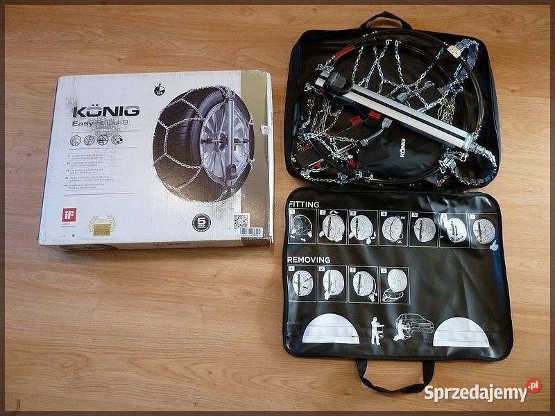 Łańcuchy na koła THULE KNIG EasyFit CU9 Nowe podkarpackie Rzeszów