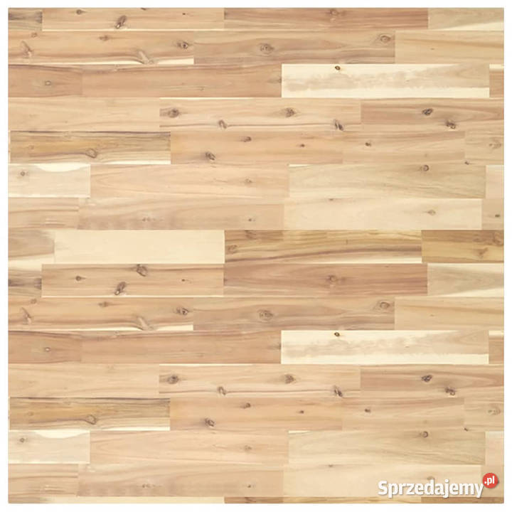 Blat do stolika kwadratowy 80x80x2 lite drewno