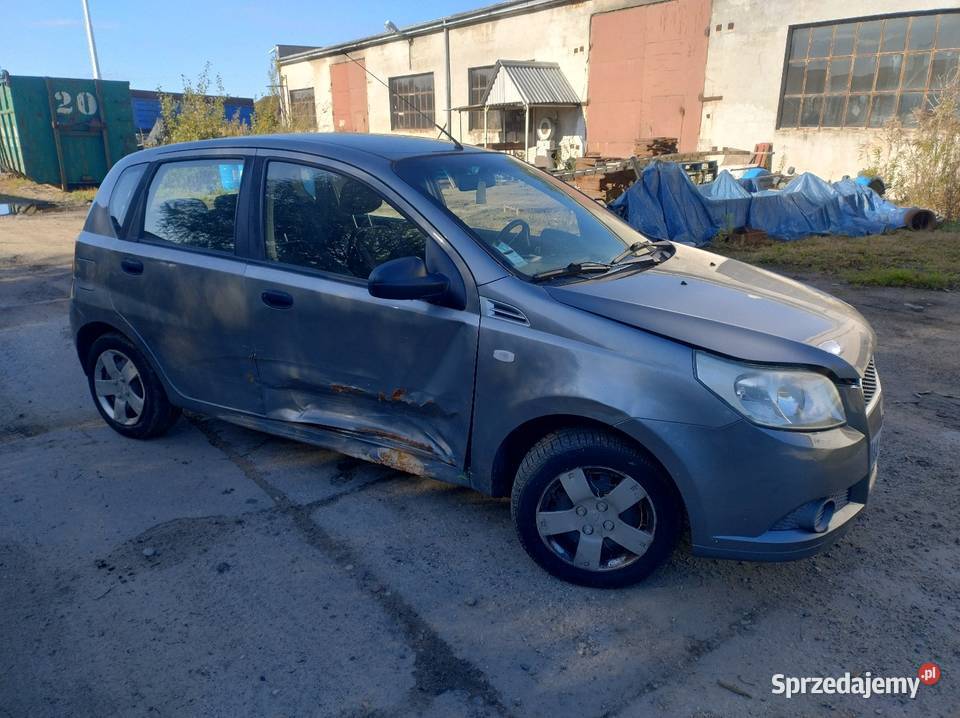 Chevrolet Aveo 12 B Gaz 2009r Części warmińsko-mazurskie Elbląg