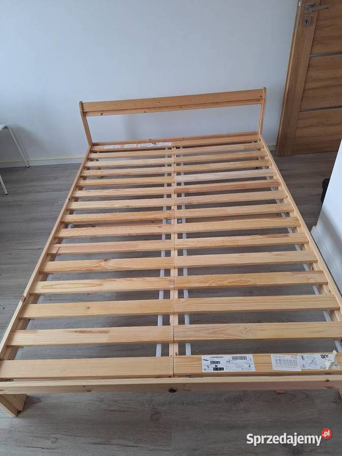 łóżko Ikea Neiden z materacem 140x200