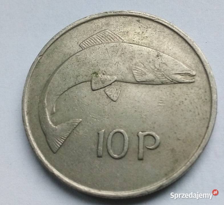 IRLANDIA10 PENSÓW1974 rRYBA Numizmatyka Legionowo