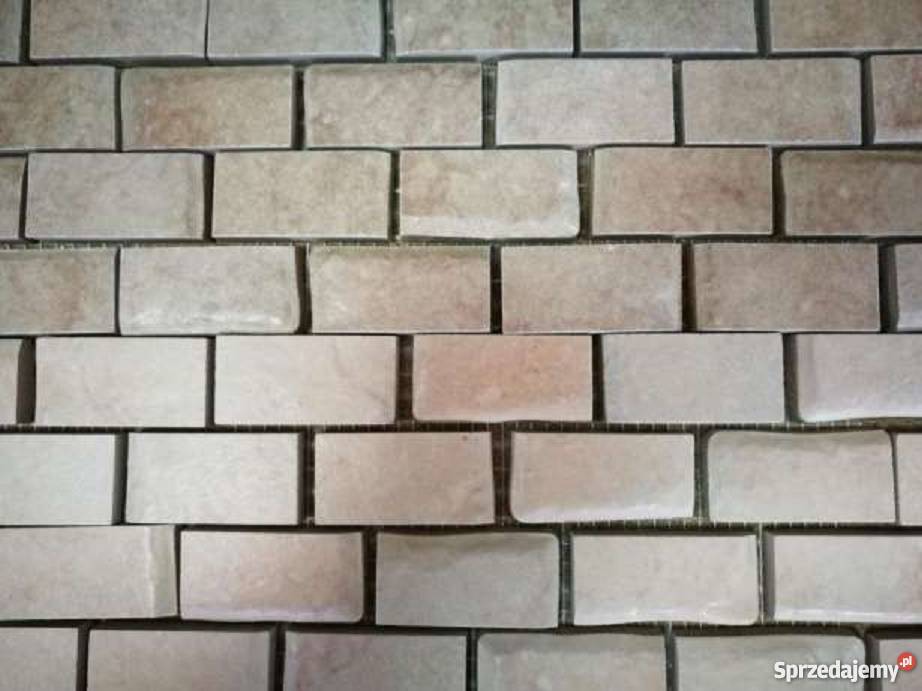 Dekor ścienny murek cegiełka 5x20 różne kolory Zielona Góra