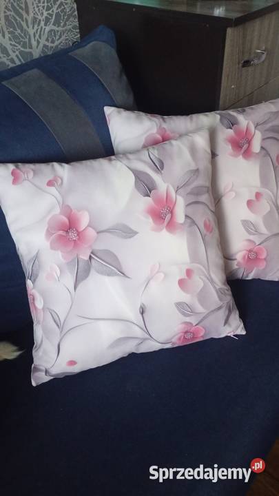 Dwie poduszki dekoracyjne różowy Inowrocław sprzedam