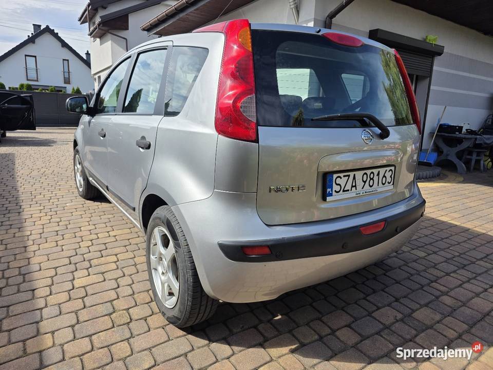 Nissan Note 14 zadbane auto na dojazdy poduszka powietrzna Dąbrowa Górnicza