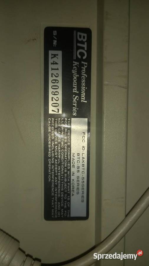 Klawiatura do komputera BTC sprzedam