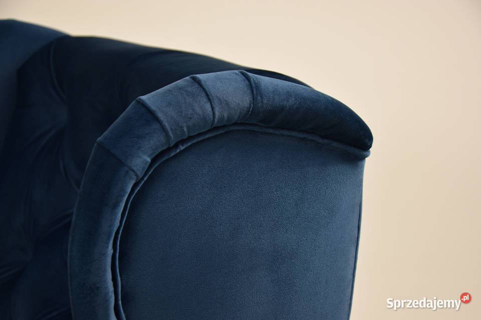 Fotel Uszak Bujany Granatowy Suwałki