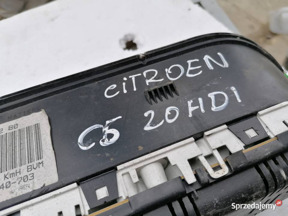 Licznik Zegar Citroen C5 20HDI Pozostałe Pozostałe Pogorzelec