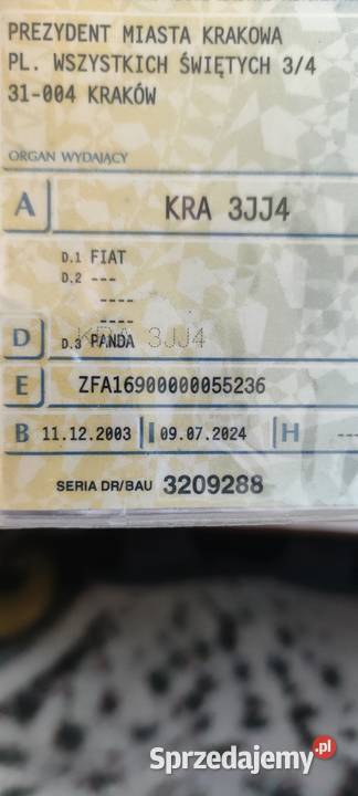 Sprzedam Fiat Panda nieuszkodzony