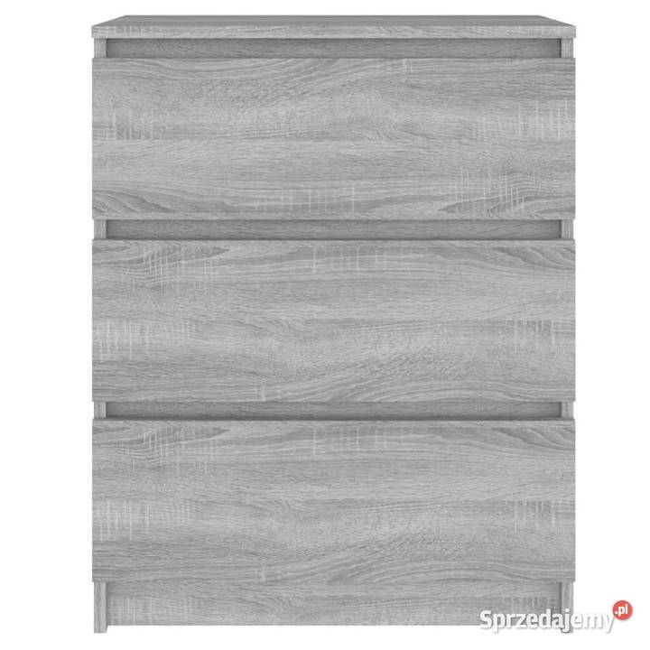 Komoda szary dąb sonoma 60x35x76 materiał mazowieckie