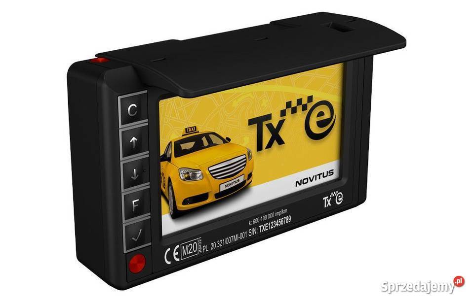 Taxi taksometr montaż Novitus TXE Cezar2Vega