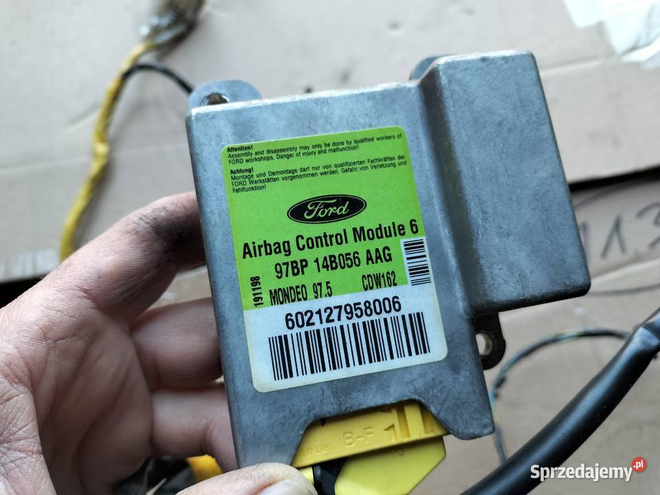 MODUŁ KOMPUTER STEROWNIK AIRBAG MONDEO MK2 osobowe Kamień-Kolonia