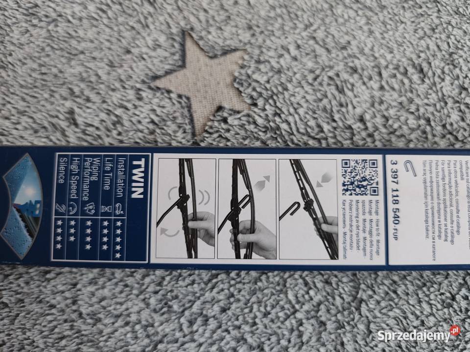 Wycieraczki Bosch twin 475mm 480 Chełm Śląski sprzedam