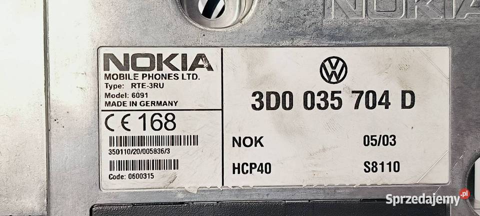 MODUŁ VOLKSWAGEN PHAETON 3D0035704D sprzedam