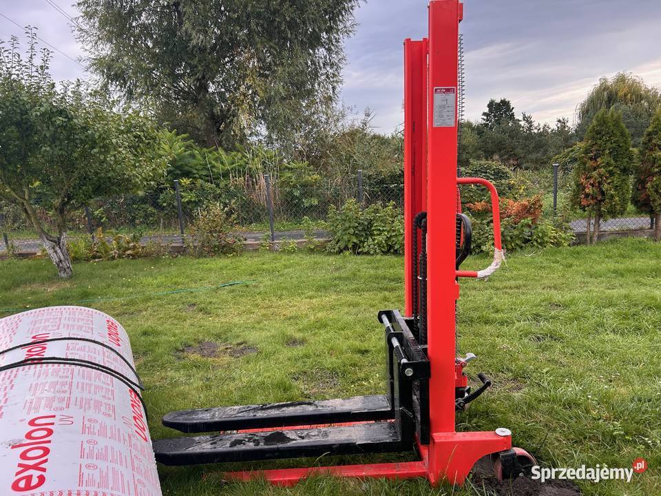Wózek hydrauliczny podnośnikowy z rozsuwanymi Bobrowniki sprzedam