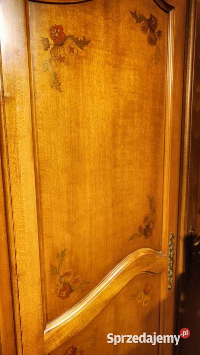 Szafa drewniana włoskiej firmy Selva na wieszaki Szafy i garderoby Rzeszów