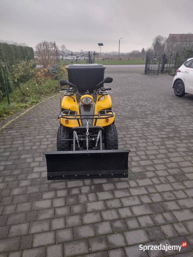Quad KYMCO MXER 1513 pług do odśnieżania kufer Rogowo