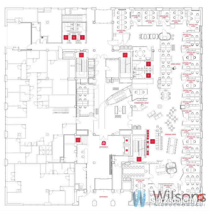 Lokal 30m2 Warszawa Młynarska biurowy