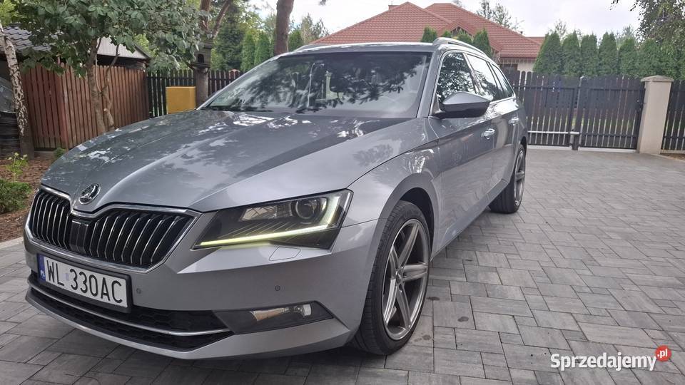 Skoda Superb III kombi 20 TDI 2018r relingi dachowe mazowieckie Legionowo