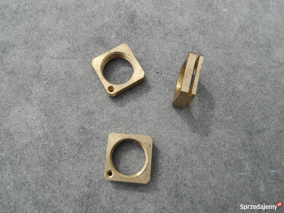 Tulejka podkładka gwintowana mosiężna uchwyt Chlewiska