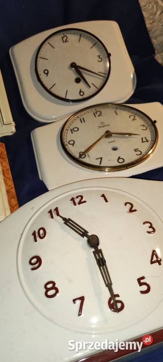 Zegary kuchenne korytarzowe porcelana beżowy Wyposażenie wnętrz dolnośląskie Wrocław