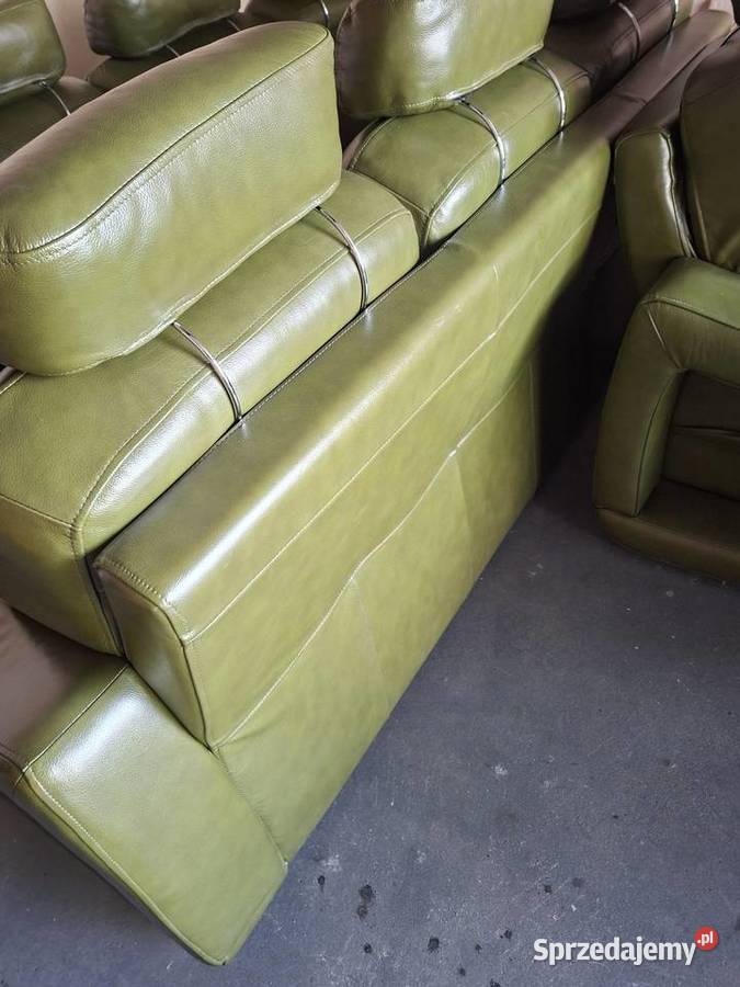 Potężny komplet salonowy 2x Sofa 3osobowa Fotel małopolskie Gromnik