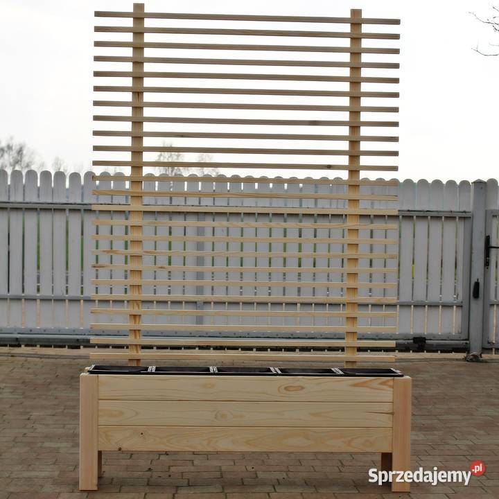 donica DREWNIANA z kratką śląskie Lelów