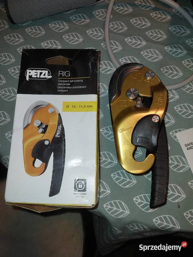 Przyrząd zjazdowy RIG PETZL Góry i wspinaczka śląskie Sosnowiec