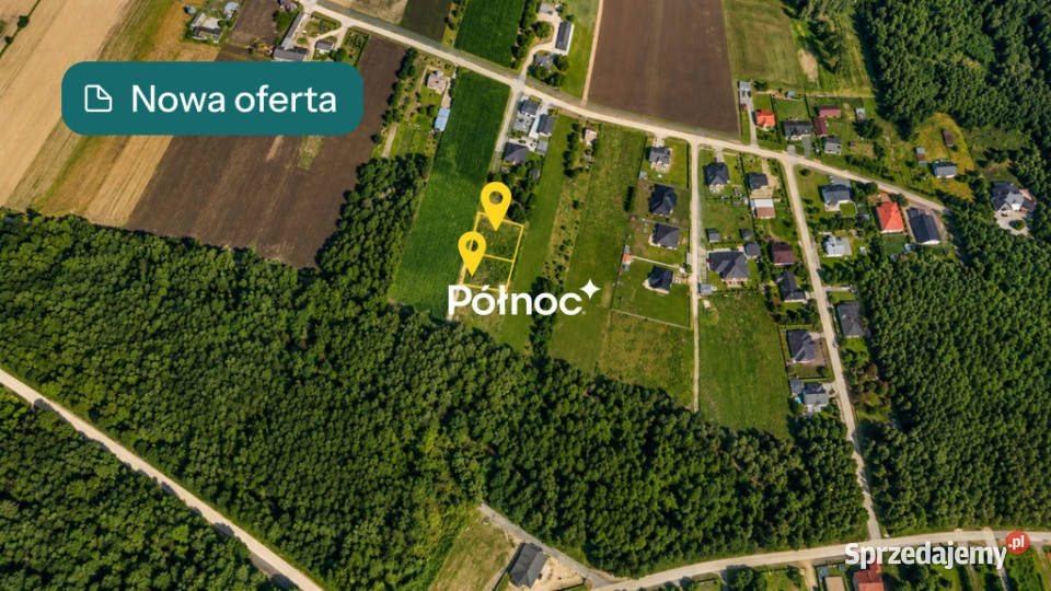2 działki z MPZP 822m2 i 814m2 Łazy gm Łuków