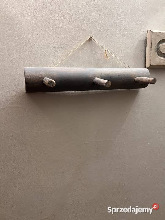 Drewniany wieszak Vintage