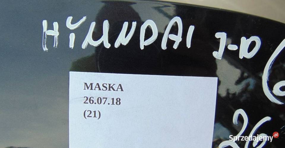 MASKA POKRYWA SILNIKA HYUNDAI I10 20072013