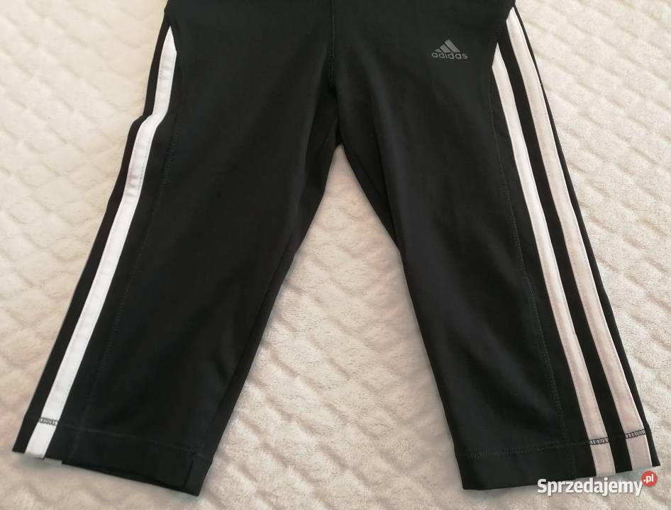Spodnie dresowe czarne 116 Adidas climalite Adidas Czeladź