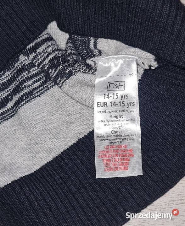 Sweter chłopiec paski FF 170 Łódź